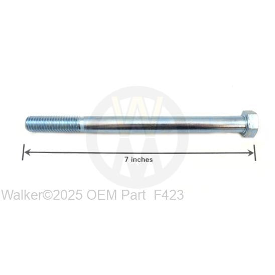 Walker Part # F423 : 1/2-13X6-1/2 HEX BOLT