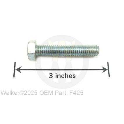 Walker Part # F425 : 3/8-16X2 TAP BOLT