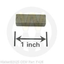 Walker Part # F428 : 8MM X 7MM X 25MM KEY