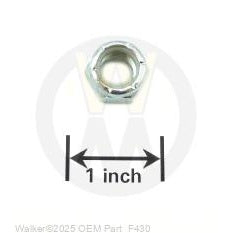 Walker Part # F430 : 7/16-20 ESNA NUT