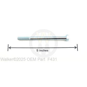 Walker Part # F431 : 1/4-20X3-1/2 HEX BOLT
