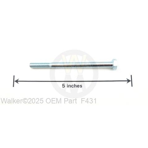 Walker Part # F431 : 1/4-20X3-1/2 HEX BOLT