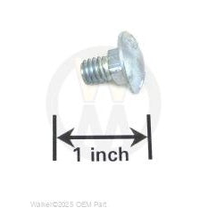 Walker Part # F433 : 5/16-18X1/2 CARRIAGE BOLT