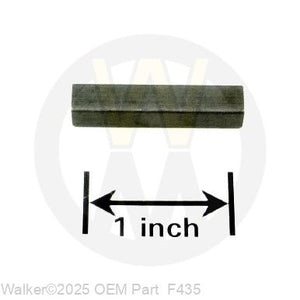 Walker Part # F435 : 1/4X1/4X1-1/4 KEY