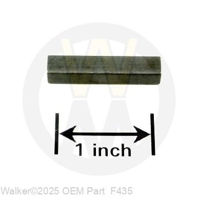 Walker Part # F435 : 1/4X1/4X1-1/4 KEY