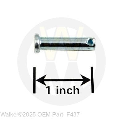 Walker Part # F437 : CLEVIS PIN (1/4X1)