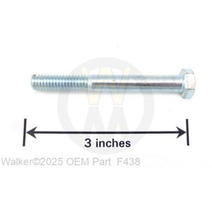 Walker Part # F438 : 5/16-18X2-3/4 HEX BOLT