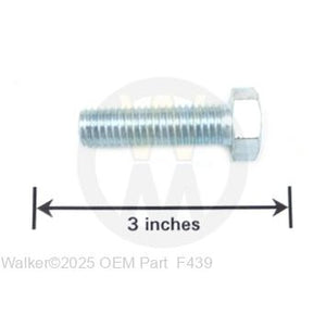 Walker Part # F439 : 1/2-13X1-3/4 HEX BOLT