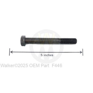 Walker Part # F446 : 7/16-20X3-1/2 GRD 8 BOLT