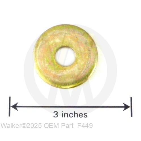 Walker Part # F449 : WASHER 1/2X1-5/8X1/4