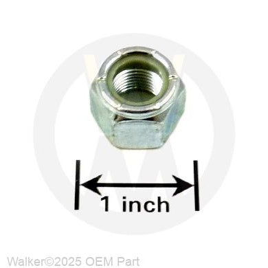 Walker Part # F451 : 1/2-20 NYLON LOCKNUT