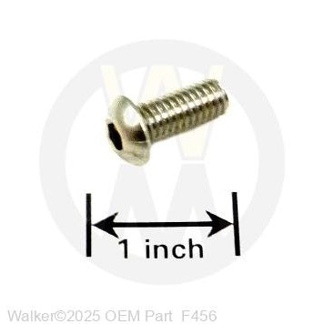 Walker Part # F456 : 5/16-18x3/4 SBH Cap Screw SS