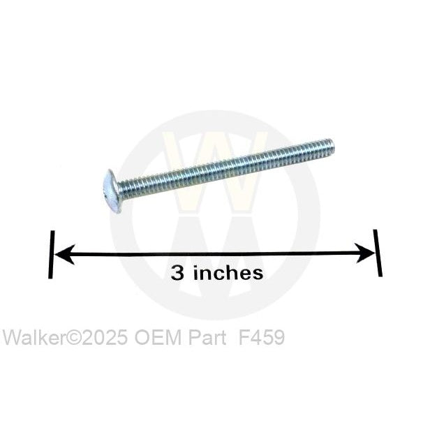 Walker Part # F459 : 10-24X2-1/4 HEX BOLT
