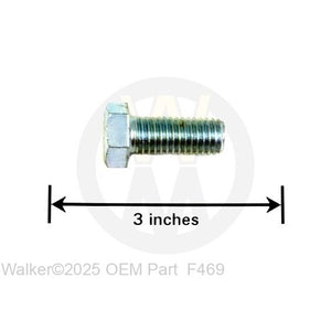 Walker Part # F469 : 1/2-13X1-1/4' HEX BOLT GRD 5