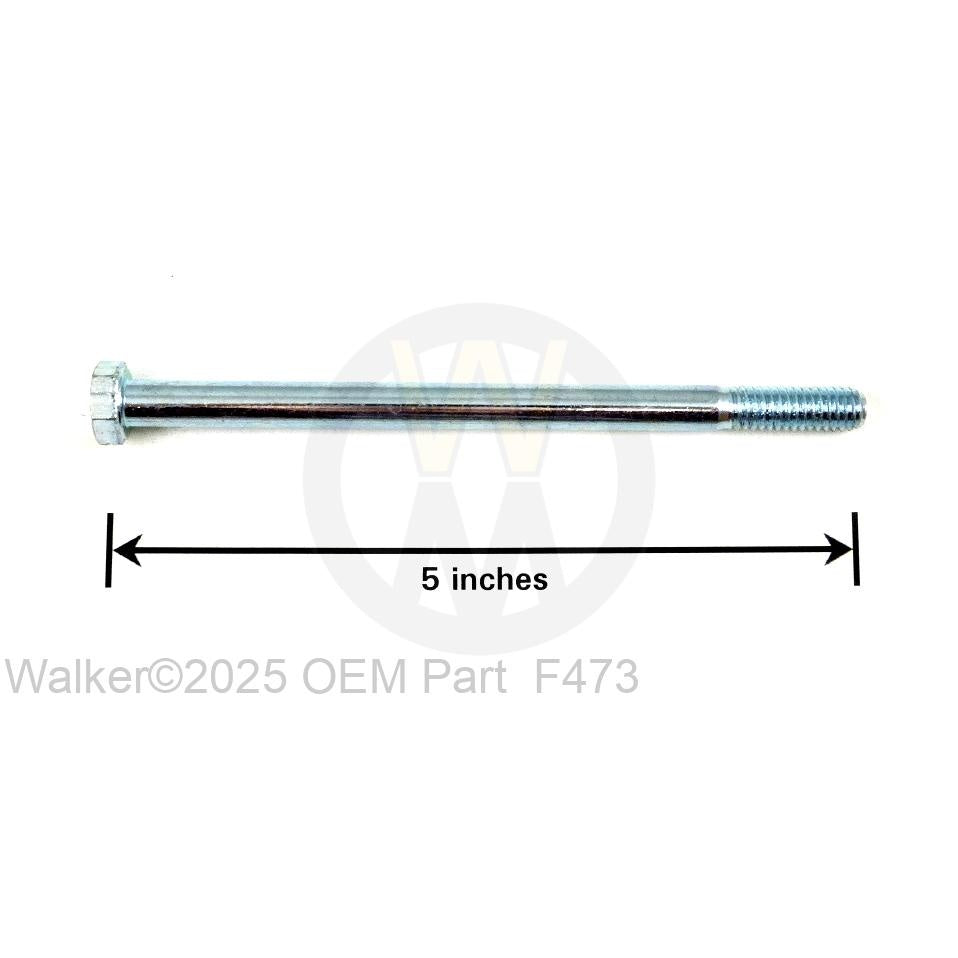 Walker Part # F473 : 5/16-18X5 HEX BOLT