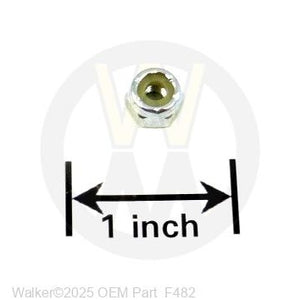 Walker Part # F482 : 8-32 NYLOCK NUT