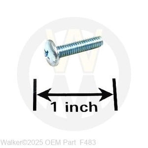 Walker Part # F483 : 8-32X3/4 PPHMS