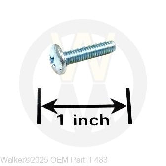 Walker Part # F483 : 8-32X3/4 PPHMS