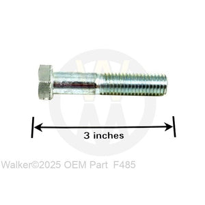 Walker Part # F485 : HEX BOLT