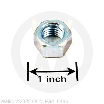 Walker Part # F486 : HEX NUT