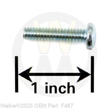 Walker Part # F487 : 10-24x7/8 PPHMS Stainless