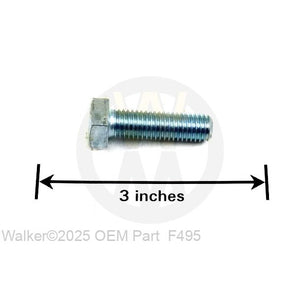 Walker Part # F495 : M10-1.75X35 HEX BOLT