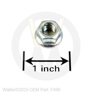 Walker Part # F496 : M8X1.25 NUT