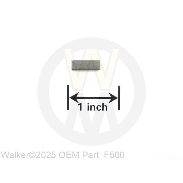 Walker Part # F500 : 3/16X3/16X9/16 KEY