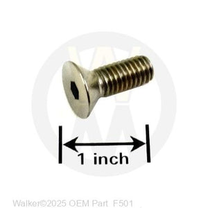Walker Part # F501 : 3/8-16x1 FHA Screw SS