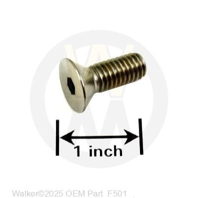 Walker Part # F501 : 3/8-16x1 FHA Screw SS
