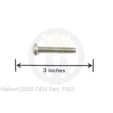Walker Part # F503 : 1/4-20x1-1/2 PPHMS/SS