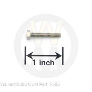 Walker Part # F505 : 6-32x7/8 Hex Trim MS SS