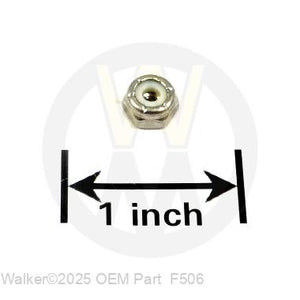 Walker Part # F506 : 6-32 Nylock Nut