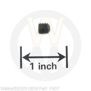 Walker Part # F507 : 1/4-28x1/4 Set Screw