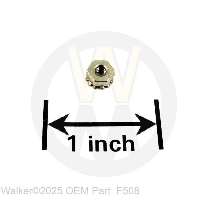 Walker Part # F508 : 4-40 Keps Nut SS