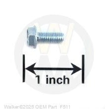 Walker Part # F511 : M5 x 20MM Thread Forming Screw
