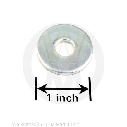 Walker Part # F517 : Washer 3/8x1-1/8x1/8