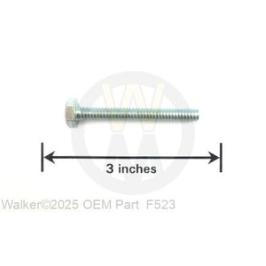 Walker Part # F523 : 1/4-20x2 Hex Bolt Full Thread