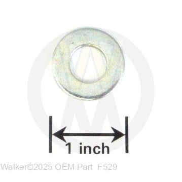 Walker Part # F529 : Washer 1.0OD x .515ID x 1/8