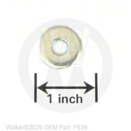 Walker Part # F539 : Washer .281x.750x.185