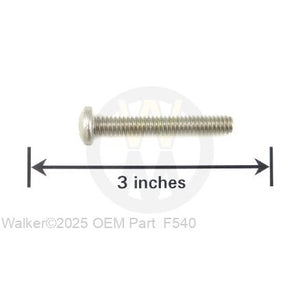 Walker Part # F540 : 1/4-20x1-3/4 PPHMS/SS