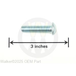 Walker Part # F543 : (SU8490) 3/8-16x1-1/2 BH Cap Screw