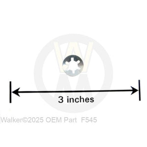 Walker Part # F545 : Retention Washer (.250 Wire)