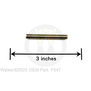 Walker Part # F547 : M6x1.0x45 Stud