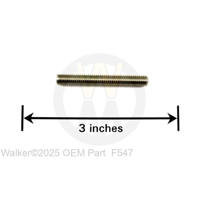 Walker Part # F547 : M6x1.0x45 Stud