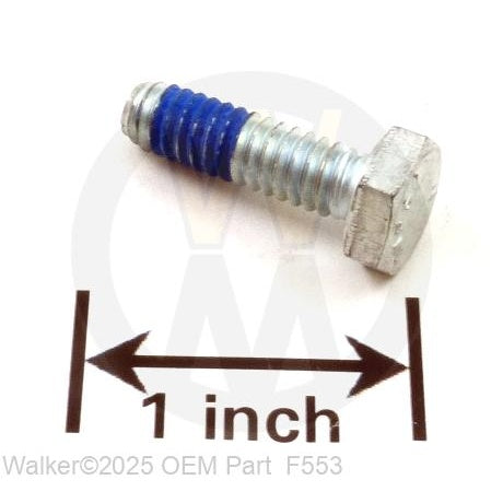 Walker Part # F553 : 1/4-20x1 Hex Bolt W/Loctite