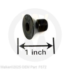 Walker Part # F572 : 3/8-24x5/8 SFH Cap Screw