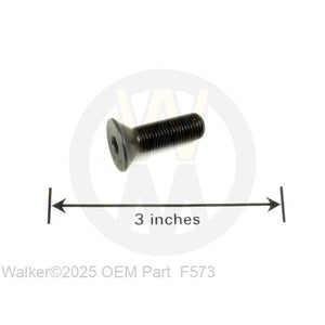Walker Part # F573 : 3/8-24x1-1/4 SFH Cap Screw