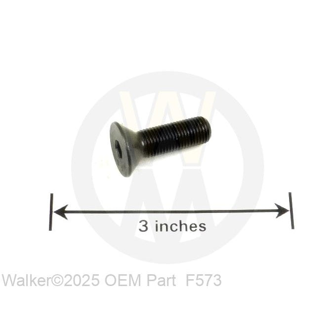 Walker Part # F573 : 3/8-24x1-1/4 SFH Cap Screw