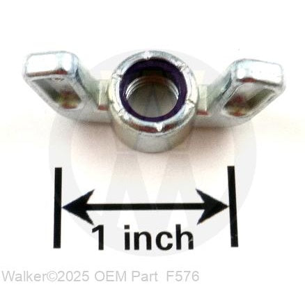 Walker Part # F576 : 3/8-16 ESNA Wing Nut